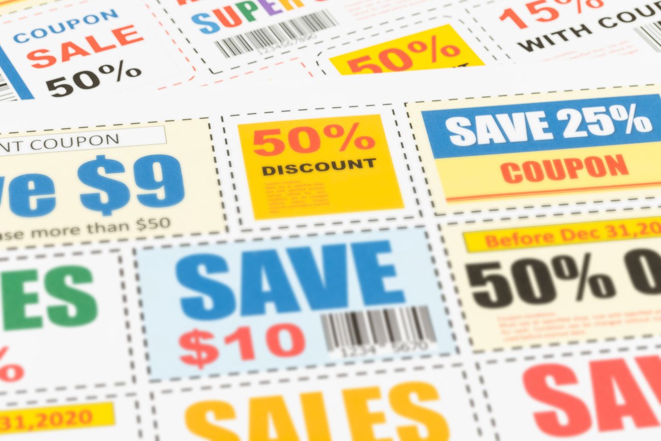 Discount coupons